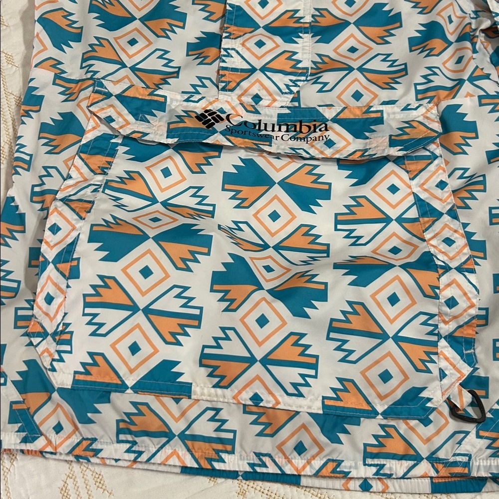Columbia Geometric Patterned Pullover Windbreaker - image 6